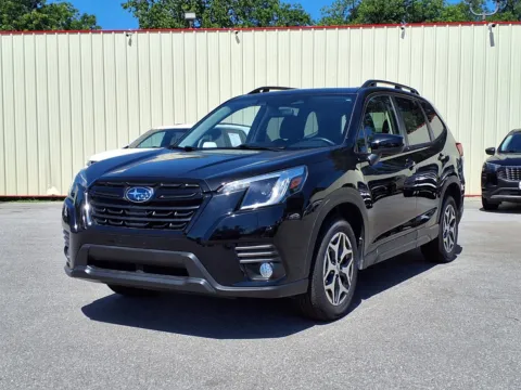 Black 2023 SUBARU FORESTER PREMIUM for sale in Chickasha, OK
