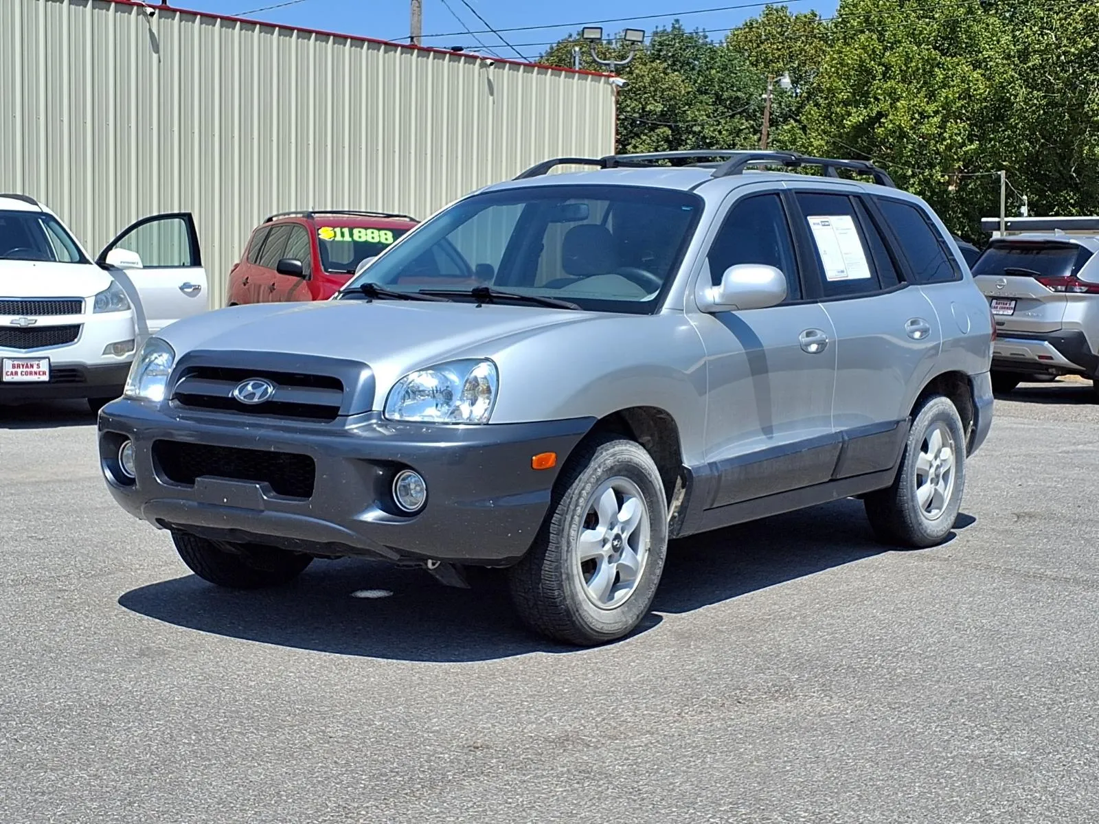 Silver 2006 HYUNDAI SANTA FE GLS for sale in Chickasha, OK