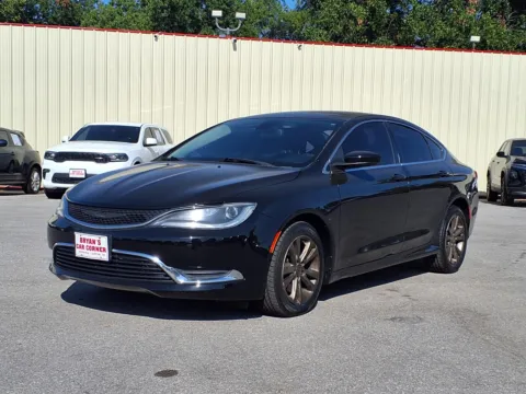 Black 2015 CHRYSLER 200 LIMITED for sale in Chickasha, OK