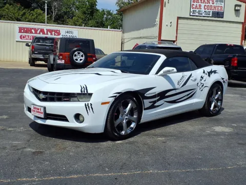 White 2013 CHEVROLET CAMARO LT for sale in Chickasha, OK