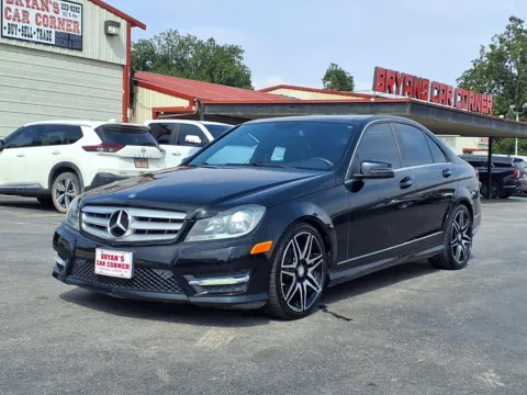 Black 2013 MERCEDES-BENZ C-CLASS C300 4MATIC for sale in Chickasha, OK