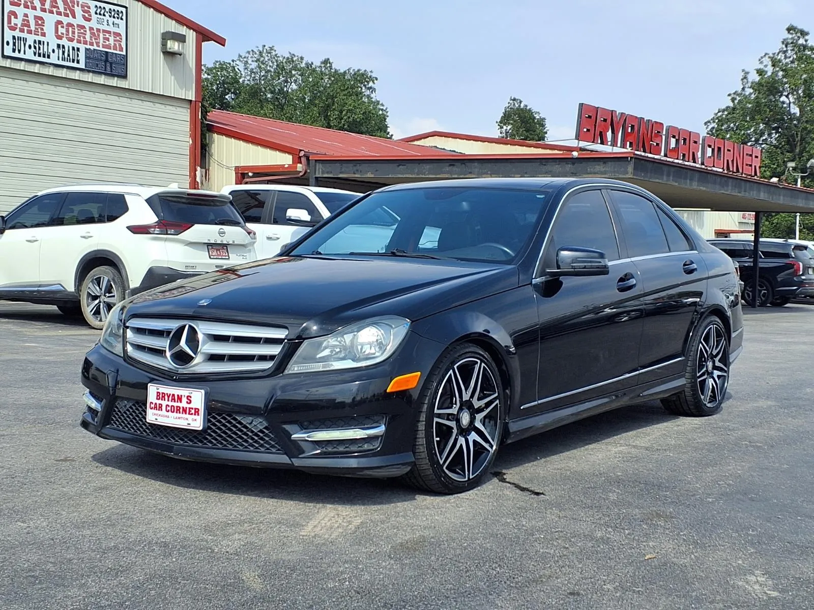 Black 2013 MERCEDES-BENZ C-CLASS C300 4MATIC for sale in Chickasha, OK