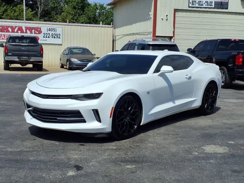 White 2016 CHEVROLET CAMARO LT for sale in Chickasha, OK