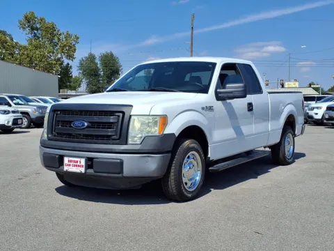 White 2014 FORD F-150 SUPER CAB for sale in Chickasha, OK