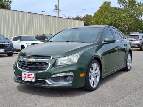 Green 2015 CHEVROLET CRUZE LTZ for sale in Chickasha, OK