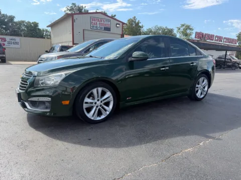 Green 2015 CHEVROLET CRUZE LTZ for sale in Chickasha, OK
