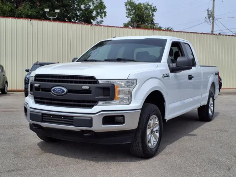 White 2018 FORD F-150 SUPER CAB for sale in Chickasha, OK