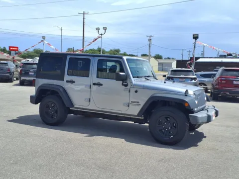 Another view of 2018 JEEP WRANGLER UNLIMI SPORT for sale in Chickasha, OK at Bryan's Car Corner Chickasha