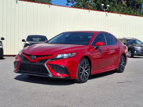 Red 2023 TOYOTA CAMRY SE NIGHT SHADE for sale in Chickasha, OK