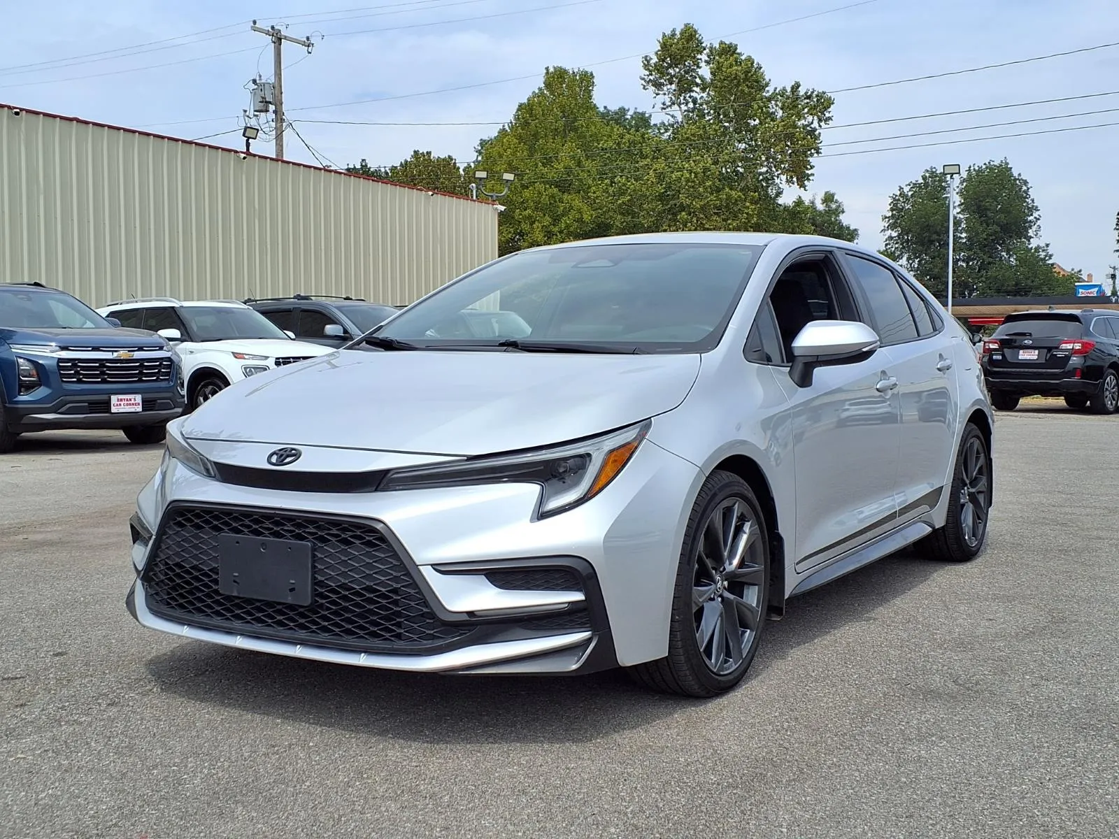 Silver 2024 TOYOTA COROLLA SE for sale in Chickasha, OK