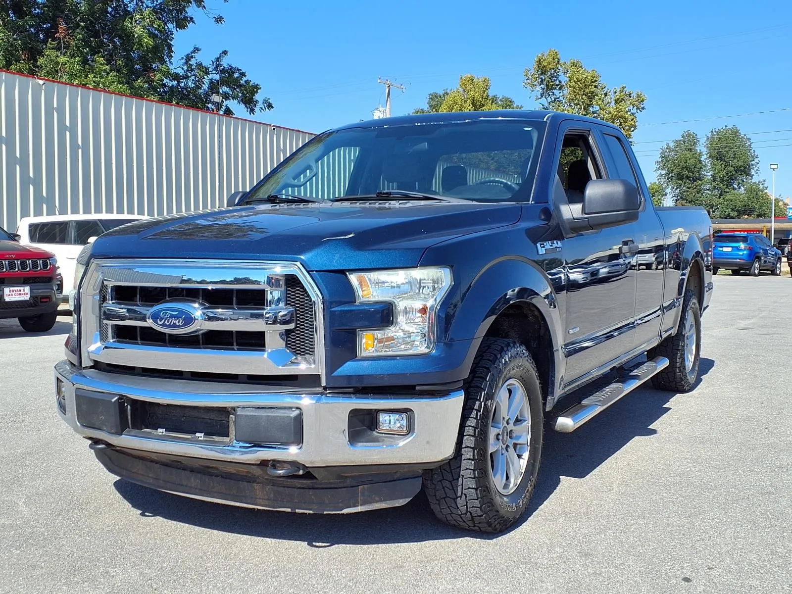 Blue 2015 FORD F-150 SUPER CAB for sale in Chickasha, OK
