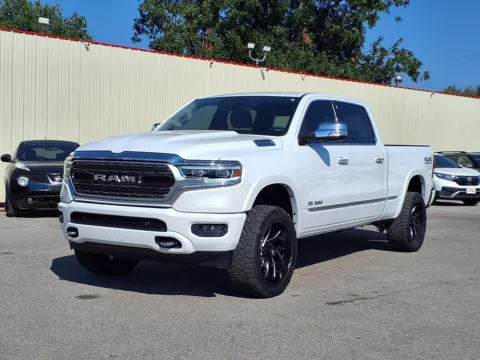 White 2021 RAM 1500 LIMITED for sale in Chickasha, OK