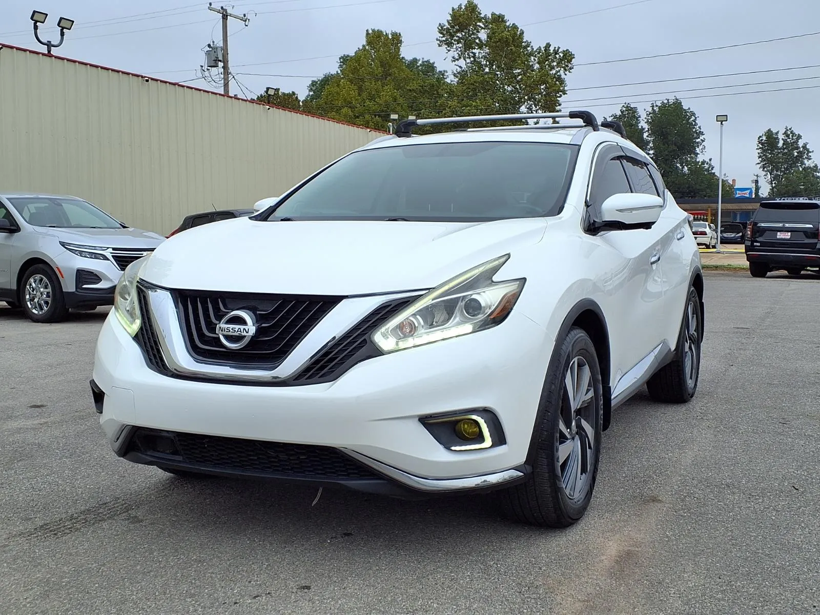 White 2015 NISSAN MURANO S for sale in Chickasha, OK