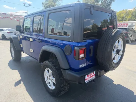 Another view of 2020 JEEP WRANGLER UNLIMI SPORT for sale in Chickasha, OK at Bryan's Car Corner Chickasha
