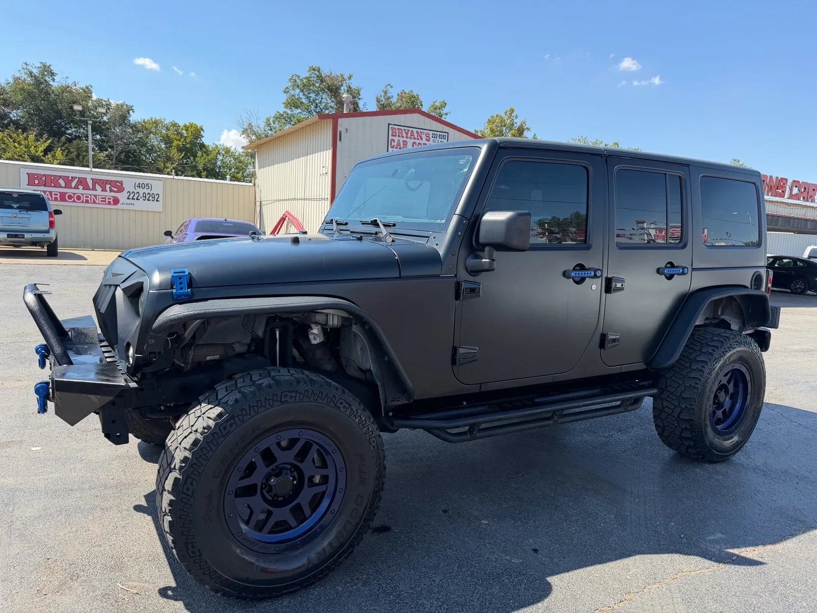 Black 2015 JEEP WRANGLER UNLIMI SPORT for sale in Chickasha, OK