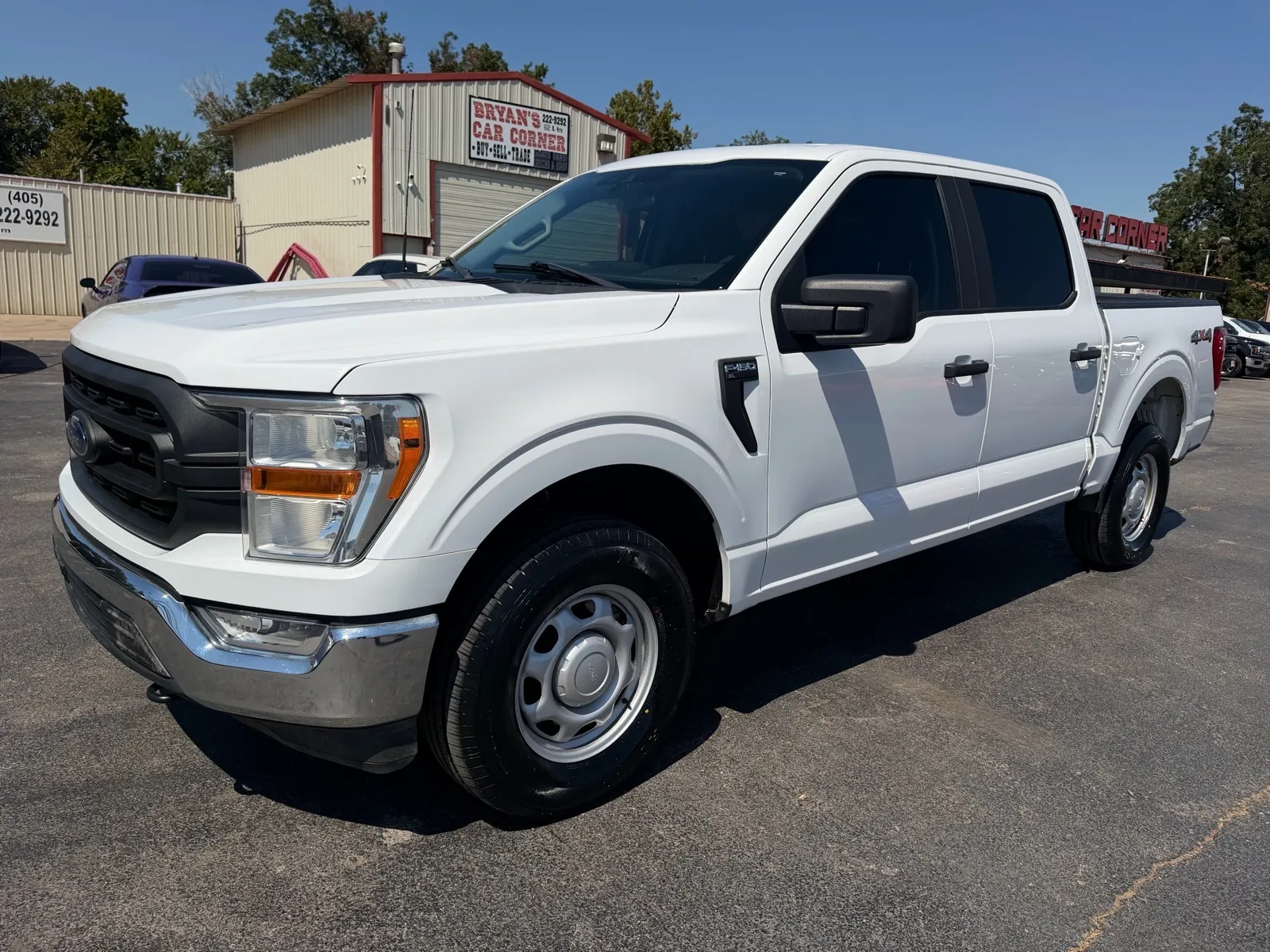 White 2022 FORD F-150 SUPERCREW for sale in Chickasha, OK