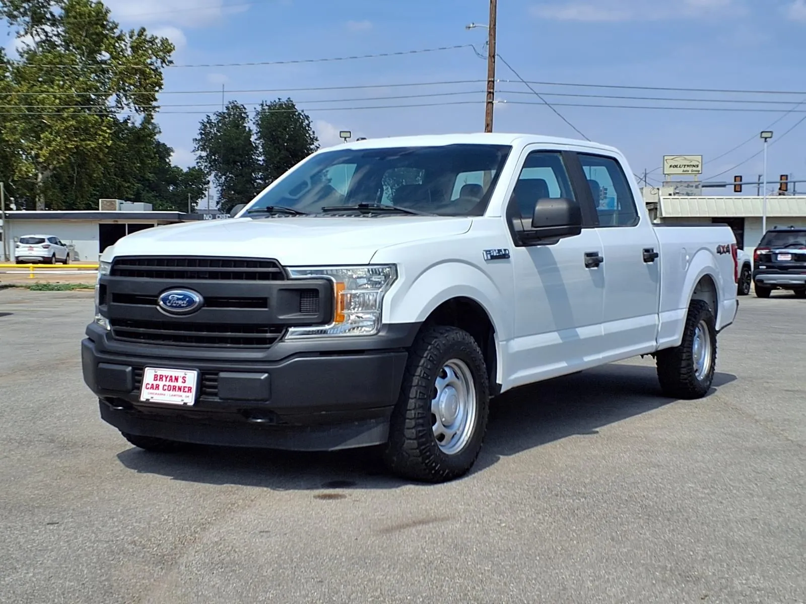 White 2018 FORD F-150 SUPERCREW for sale in Chickasha, OK
