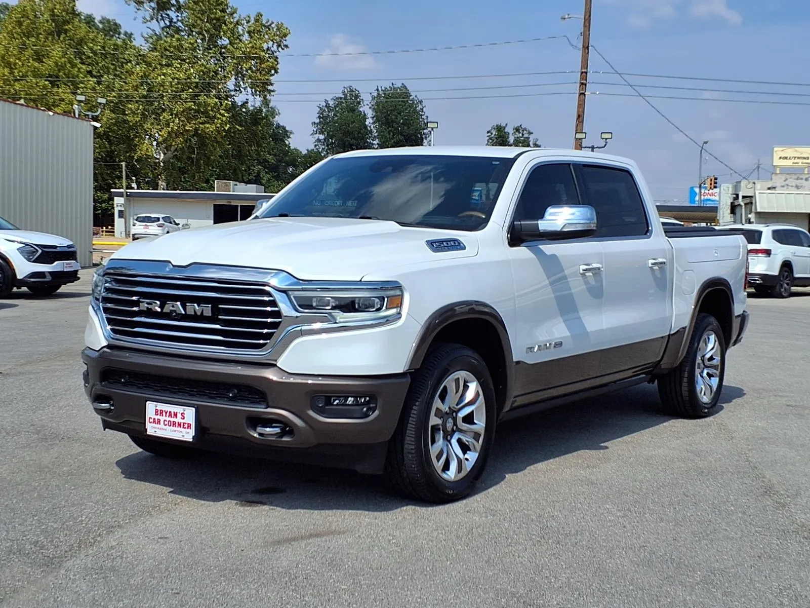 White 2022 RAM 1500 LONGHORN for sale in Chickasha, OK
