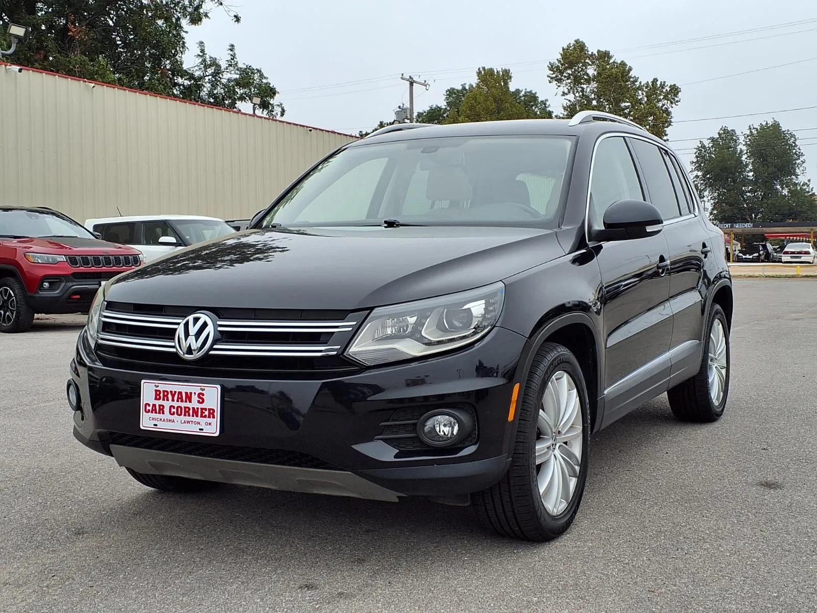Black 2016 VOLKSWAGEN TIGUAN S for sale in Chickasha, OK