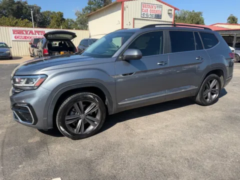 Gray 2021 VOLKSWAGEN ATLAS SE for sale in Chickasha, OK