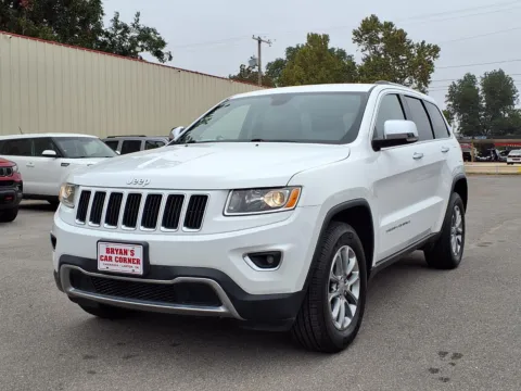 White 2016 JEEP GRAND CHEROKEE LIMITED for sale in Chickasha, OK