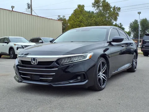 Black 2021 HONDA ACCORD TOURING for sale in Chickasha, OK