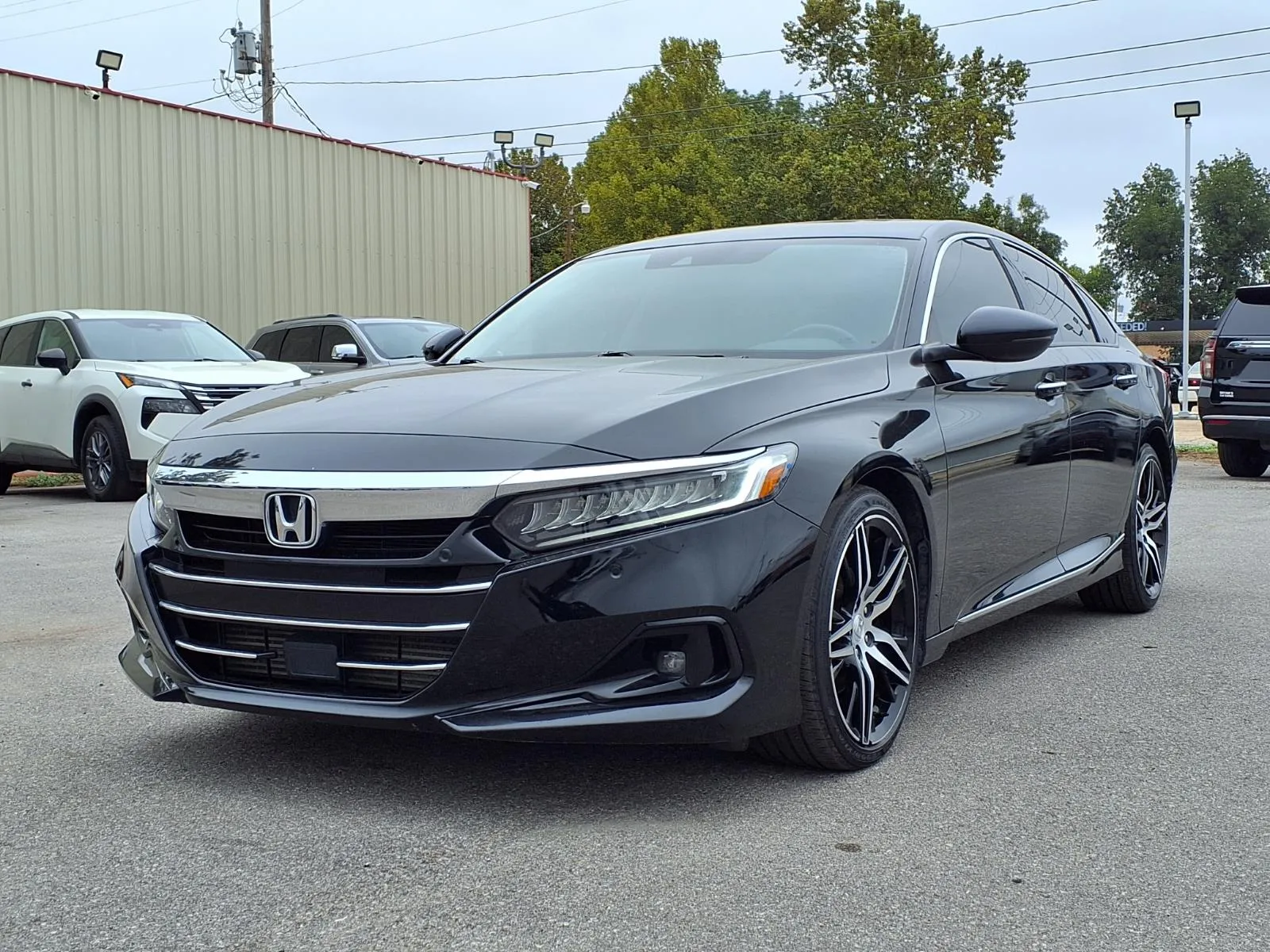 Black 2021 HONDA ACCORD TOURING for sale in Chickasha, OK