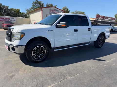 White 2013 FORD F-150 SUPERCREW for sale in Chickasha, OK