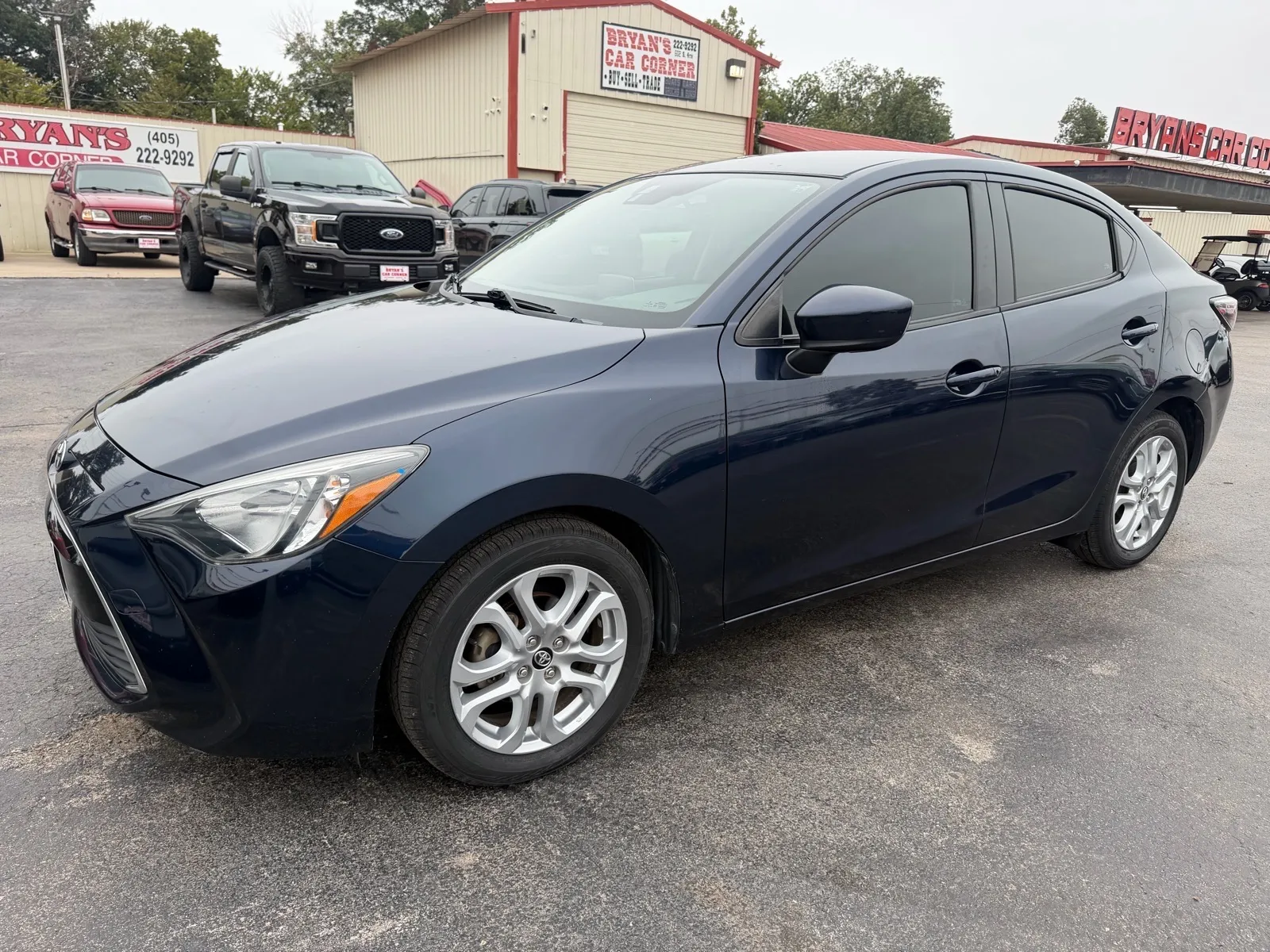 Blue 2017 TOYOTA YARIS IA for sale in Chickasha, OK