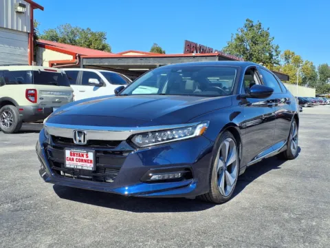 Blue 2020 HONDA ACCORD TOURING for sale in Chickasha, OK
