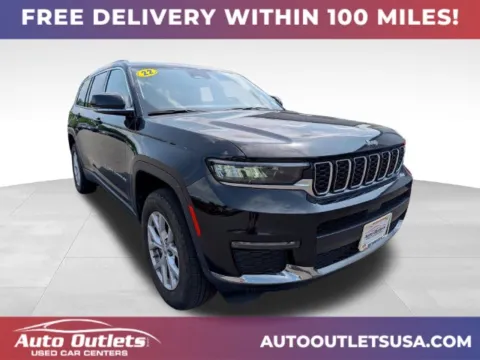 Black 2022 Jeep Grand Cherokee L Limited for sale in Farmington, NY