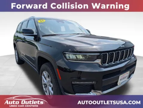 Black 2022 Jeep Grand Cherokee L Limited for sale in Farmington, NY
