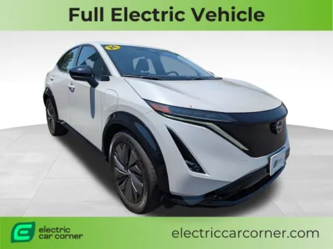 White 2024 Nissan Ariya EVOLVE+ e-4ORCE for sale in Farmington, NY