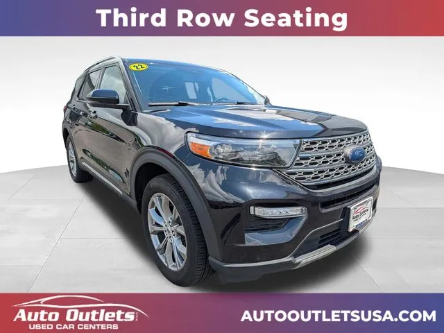 Black 2022 Ford Explorer Limited for sale in Farmington, NY