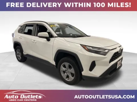 White 2022 Toyota RAV4 Hybrid XLE for sale in Farmington, NY