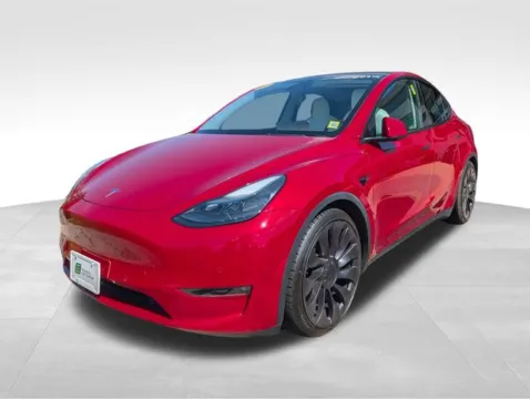 Another view of 2021 Tesla Model Y Performance for sale in Farmington, NY at Auto Outlets of Farmington