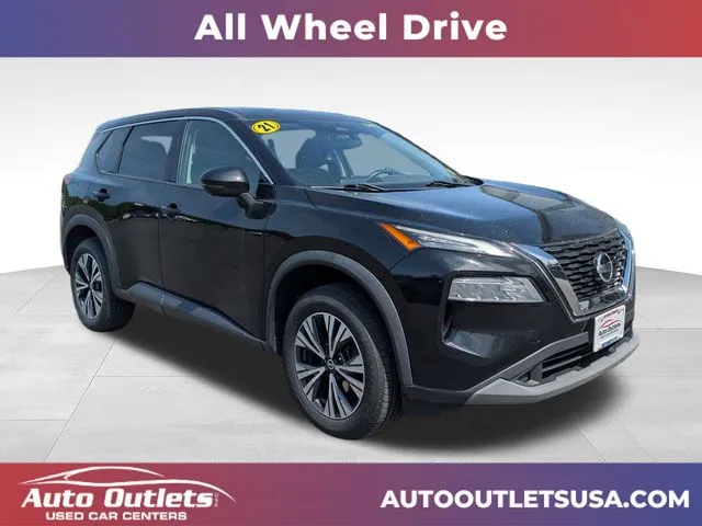 Black 2021 Nissan Rogue SV for sale in Farmington, NY