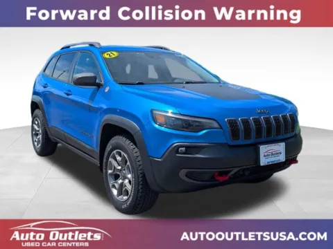 Blue 2021 Jeep Cherokee Trailhawk for sale in Farmington, NY