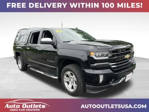 Black 2016 Chevrolet Silverado 1500 LTZ for sale in Farmington, NY
