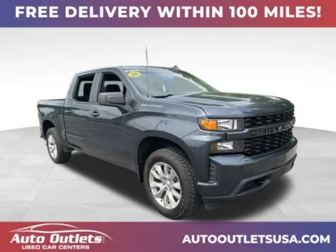 Gray 2020 Chevrolet Silverado 1500 Custom for sale in Farmington, NY