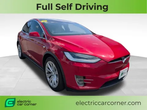 Red 2021 Tesla Model X Long Range for sale in Farmington, NY