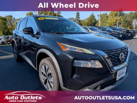 Black 2021 Nissan Rogue SV for sale in Webster, NY