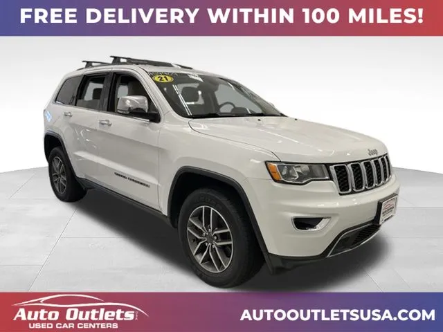 White 2021 Jeep Grand Cherokee Limited for sale in Webster, NY
