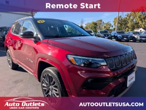 Red 2022 Jeep Compass Limited for sale in Webster, NY