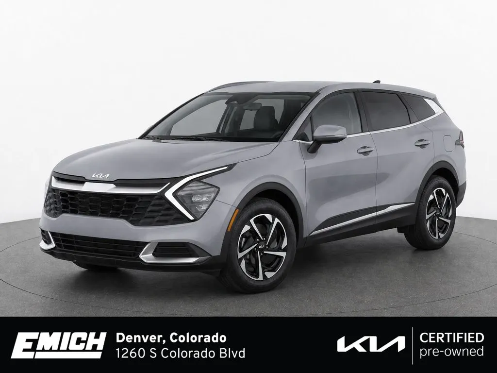 Gray 2023 Kia Sportage Hybrid LX for sale in Denver, CO