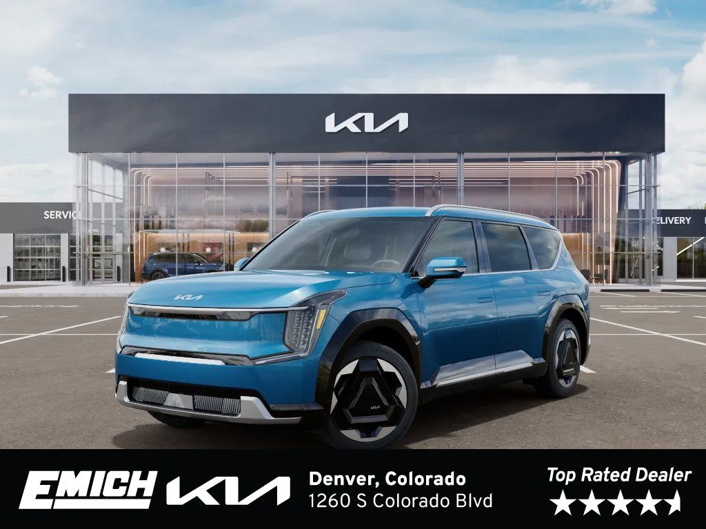 Blue 2026 Kia EV9 Land for sale in Denver, CO