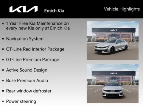 Photos of 2026 Kia K5 GT-Line for sale in Denver, CO at Emich Kia
