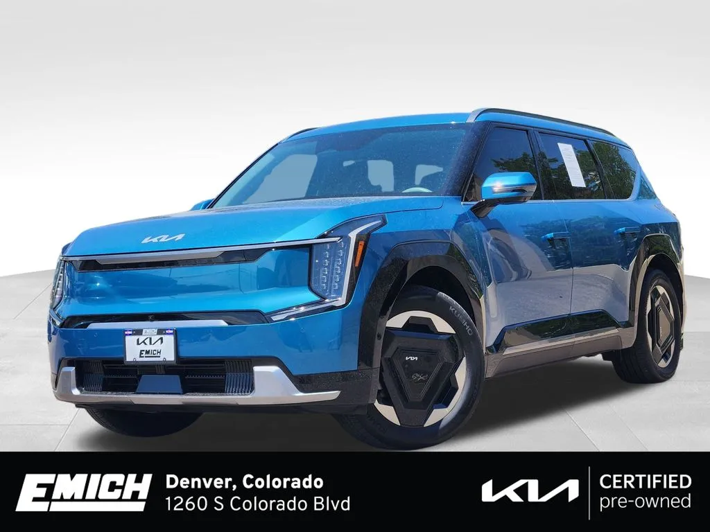 Blue 2024 Kia EV9 Land for sale in Denver, CO