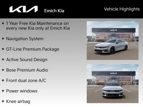 Photos of 2026 Kia K5 GT-Line for sale in Denver, CO at Emich Kia