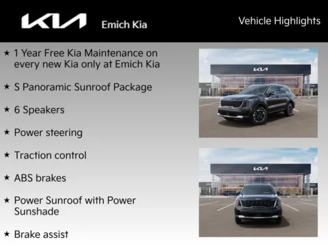 Photos of 2026 Kia Sorento S for sale in Denver, CO at Emich Kia